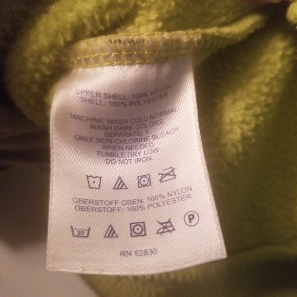 Green Land's End Winter Jacket Fleece Look with Pockets Size Small - Picture 3 of 7